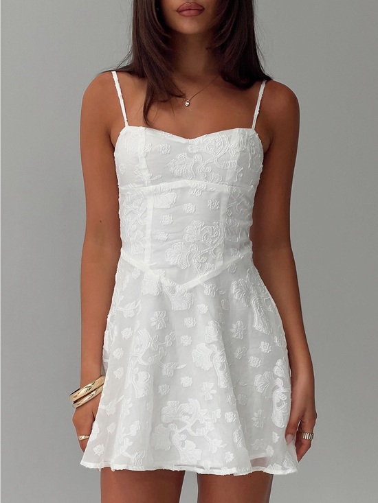 Princess Polly Dresses & Skirts - Princess Polly White Lace Mini Dress